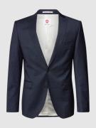 Slim fit 2-knoops colbert met sierdetail