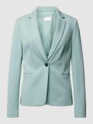 Blazer met effen design en tweewegsritssluiting