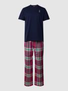 Pyjama met motiefstitching
