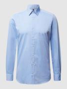 Slim fit zakelijk overhemd van chambray