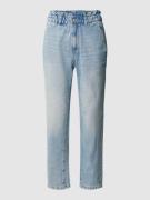 High waist jeans met elastische band