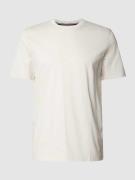 T-shirt van katoen met ronde hals, model 'MERCERIZED'