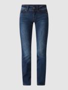 Straight fit jeans met stretch, model 'Midge'