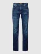 Regular fit jeans met knoopsluiting, model 'CLARK'