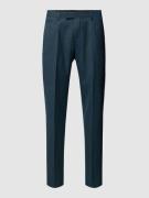 Slim fit pantalon in gemêleerde look, model 'Kynd'