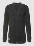 Gebreide pullover met labeldetail, model 'Acid'