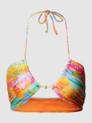 Bikinitop met labeldetail, model 'COOLIO CURITIBA'