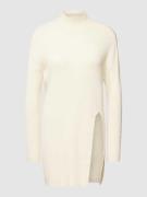Gebreide pullover met lage zijsplit, model 'KATIA'