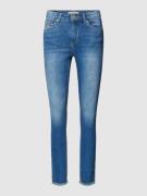 Skinny fit jeans met rafels, model 'BLUSH'