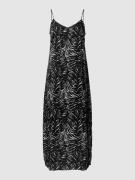 Knielange jurk met dierenprint, model 'MILLE'