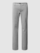 Stoffen broek met streepmotief, model 'MARK'