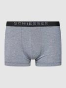 Boxershort in gemêleerde look, model 'Piqué'