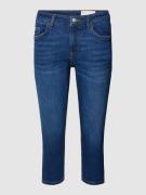 Capri-jeans met labeldetail