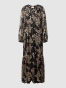 Maxi-jurk in laagjeslook, model 'HALLAS'