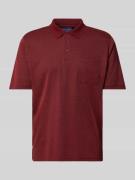 Regular fit poloshirt met borstzak