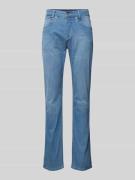 Slim fit jeans met knoopsluiting, model 'ARNE PIPE'