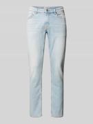 Slim fit jeans in 5-pocketmodel, model 'LOOM'