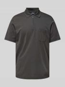 Regular fit poloshirt met logostitching