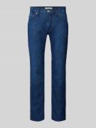 Modern fit jeans met labelpatch, model 'CHUCK'