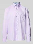 Comfort fit zakelijk overhemd met button-downkraag