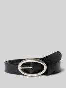 Leren riem in effen design, model 'ELLY'