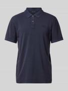 Regular fit poloshirt in used-look