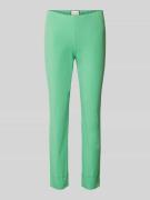 Slim fit stoffen broek met verkort model, model 'SABRINA'