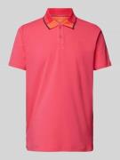 Poloshirt met labelstitching