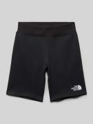 Sweatshorts met labelstitching