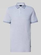 Slim fit poloshirt met knoopsluiting, model 'Percy'