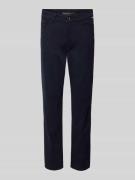 Slim fit broek in effen design, model 'SILEA'