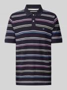 Poloshirt met streepmotief, regular fit