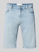 Korte jeans in effen design, model 'NAAILO HEMP'
