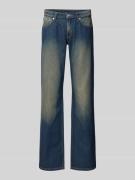 Straight fit jeans in used-look, model 'Arrow'