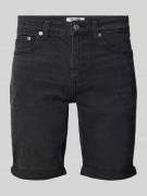 Korte regular fit jeans in 5-pocketmodel, model 'PLY'
