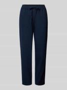 Tapered fit broek met elastische band, model 'AKILA'