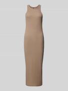 Midi-jurk in riblook, model 'RUKA'