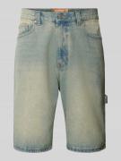 Korte jeans met stitchings
