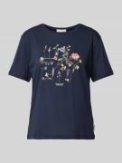 T-shirt met bloemenprint, model 'MAARLA'