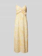 Maxi-jurk met knoopdetail, model 'DOGMA EVA'