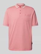 Regular fit poloshirt met borstzak