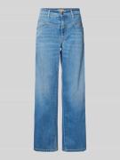 Wide leg jeans met verkort model, model 'AIMEE'