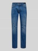 Slim fit jeans met labeldetail, model 'Stephen'