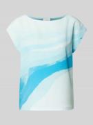 T-shirt met kapmouwen