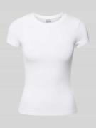 T-shirt met ronde hals