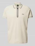 Regular fit poloshirt met structuurmotief, model 'Philix'