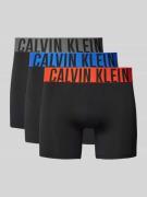 Boxershort met elastische band met logo in een set van 3 stuks