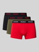 Boxershort met elastische band met logo in een set van 3 stuks