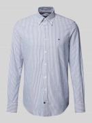 Slim fit zakelijk overhemd met button-downkraag, model 'ROYAL'