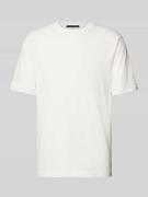 T-shirt in effen design, model 'RAPHAEL'